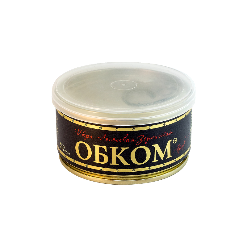 Икра лососевая ОБКОМ, 125 г