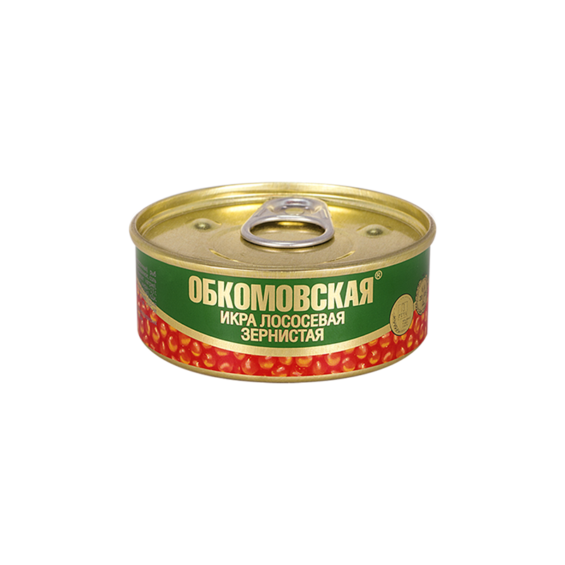 Икра лососевая Обкомовская, 100 г