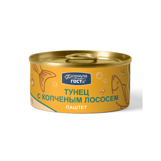 Паштет из тунца с лососем подкопченным Формула ГОСТа ж/б 120 г