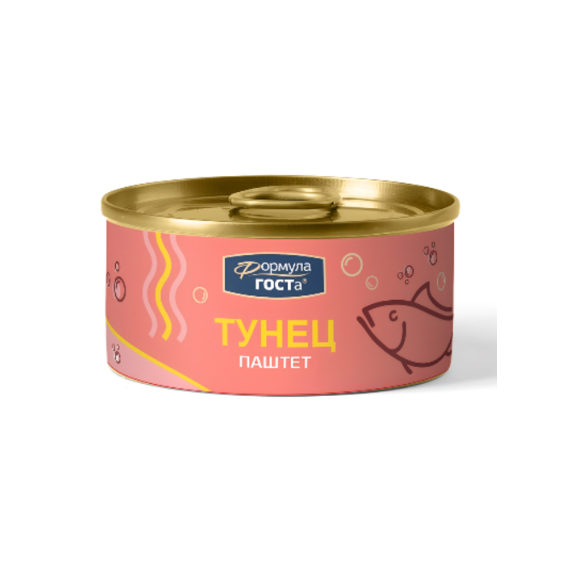 Паштет из тунца желтоперого Формула ГОСТа, 120 г