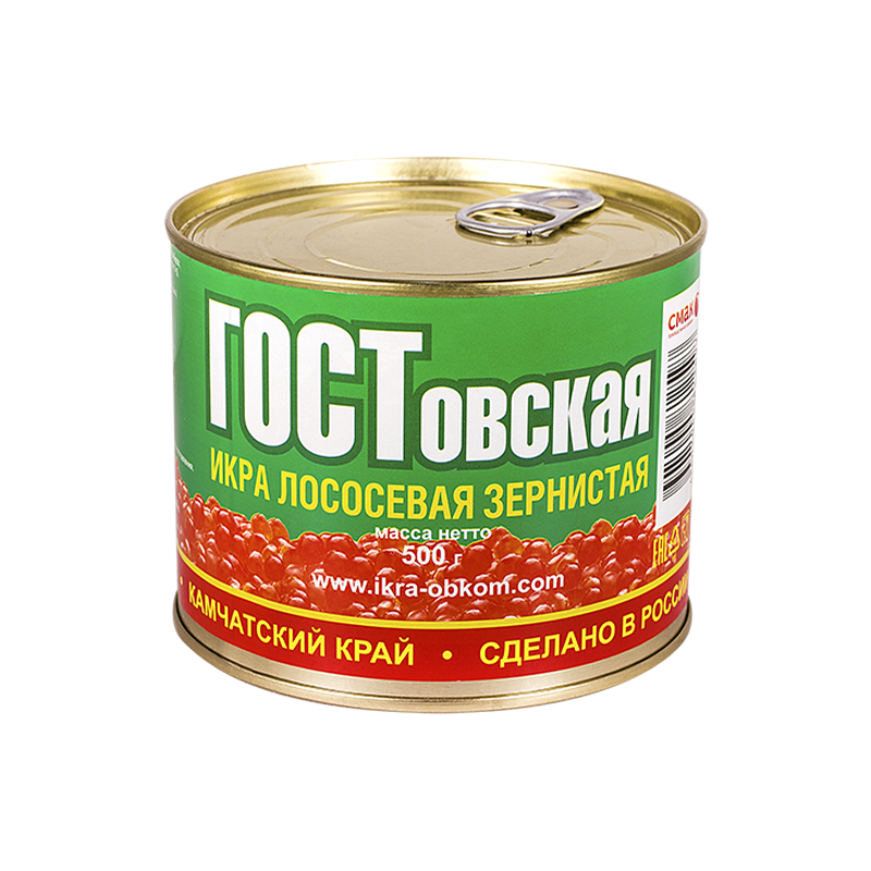 Икра лососевая ГОСТовская, 500 г