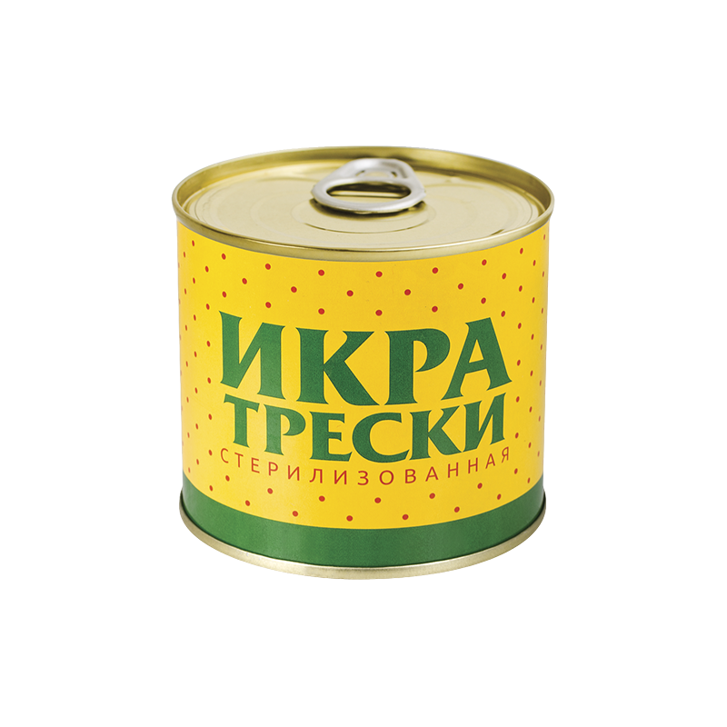 Икра трески стерилизованная, ж/б 220 г